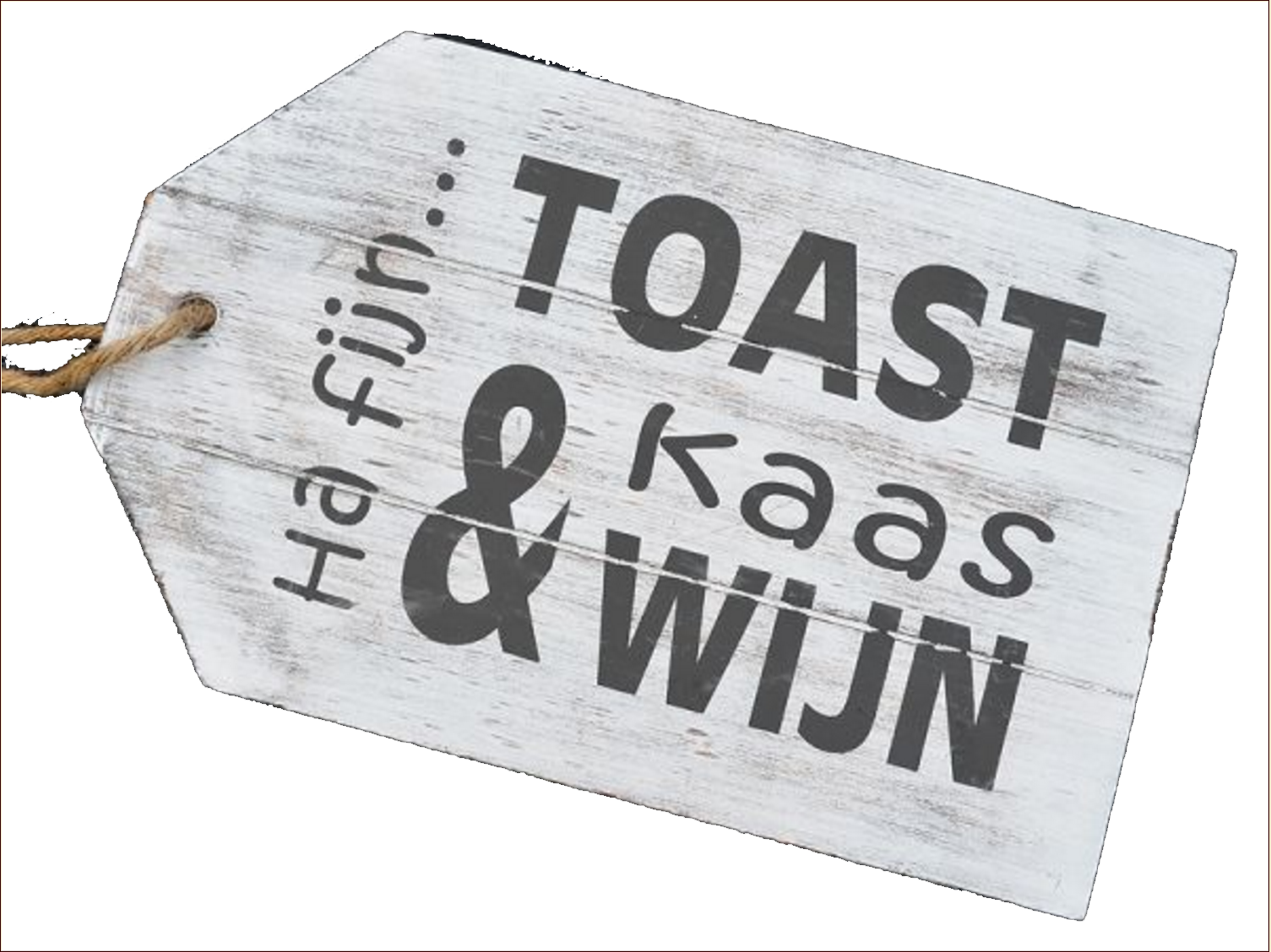 Rook Spanje Gesprekelijk Houten dienblad 'Toast Kaas & Wijn' • Groot Genot
