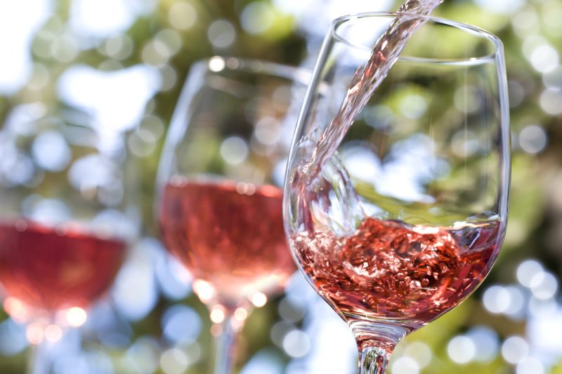 rosé wijn in glas grootgenot.com